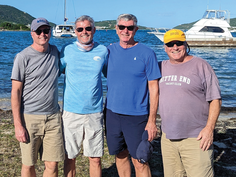 Boys Sail a Sailing Charter in the BVI